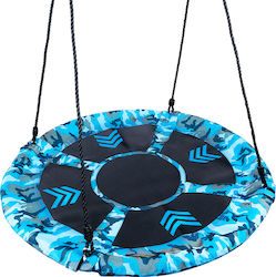 Metal Hanging Swing 100x100x100cm Blue