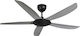 Lineme Daisy Deckenventilator 137cm Grau / Schwarz