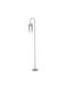 HomeMarkt Floor Lamp H169xW19.5cm. with Socket for Bulb E27 Black