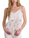 Women's Blouse Floral White