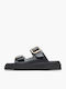Sandale Casual Damă Din Piele Negre
