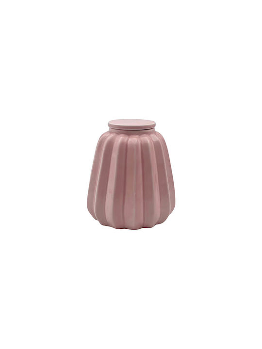 Selected by Pragmatic Decorative Vase Pink 17.5x17.5x22cm