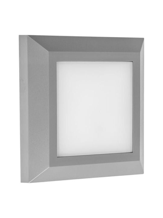 Spot Light Επιτοίχια Εξωτερική Πλαφονιέρα LED IP65 3.8W με Ρυθμιζόμενο Λευκό Φως