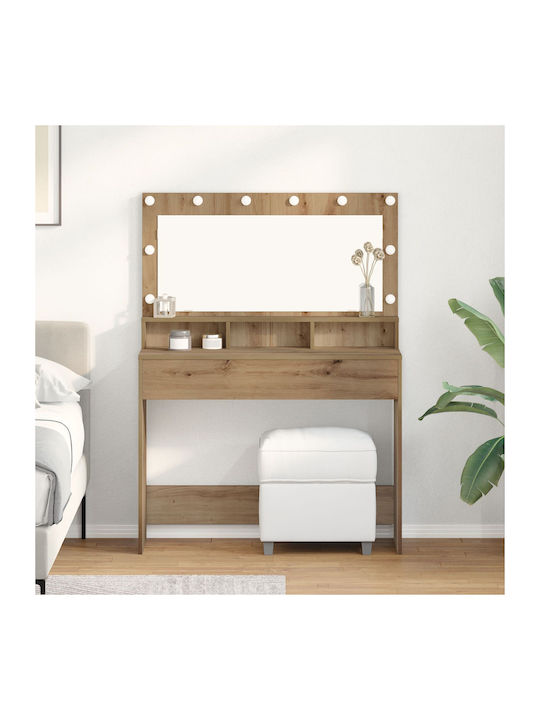 Bodenstehende Schminktisch Schlafzimmer Holz Ei...