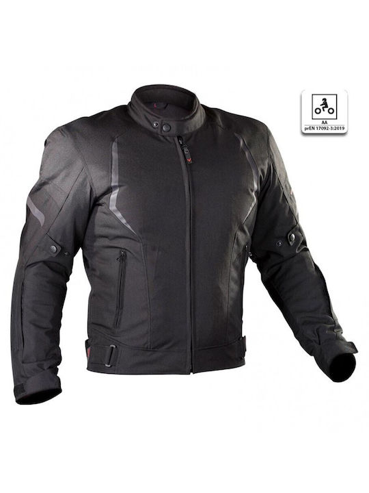 Nordcode Monza II Oversize Bărbătesc Geacă de motocicletă 4 Sezoane Waterproof Negru