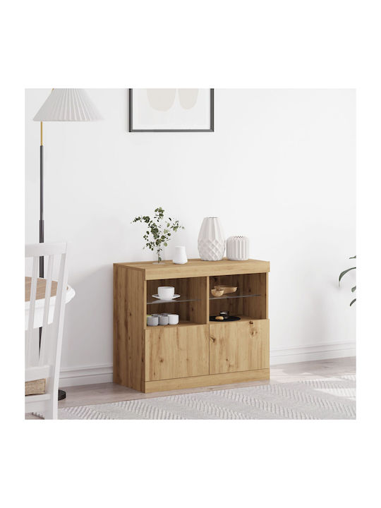 Мебели за съхранение дървен Solid Oak 81x37x67см