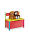 Relaxdays Children's Storage Box made of Fabric Multicolour 54.5x60x35cm 1pcs