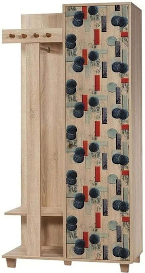 Garmanto Έπιπλο Εισόδου με Παπουτσοθήκη Multi-blue 90x36x192εκ.