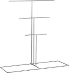 Aberto Design Schmuckkästchen Metallisch Silber 40x15x41cm