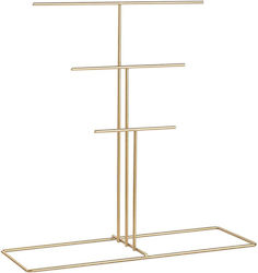 Aberto Design Jewellery Box Metallic Gold 40x15x41cm
