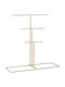 Aberto Design Σταντ Κοσμημάτων Μεταλλικό Χρυσό 40x15x41cm