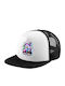 Minecraft Nether Portal Adult Hat Soft Trucker Mesh Black White Polyester Adult Unisex One Size