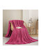 Adam Home (550) Fleece Blanket Semi-Double 180x240cm Fuchsia