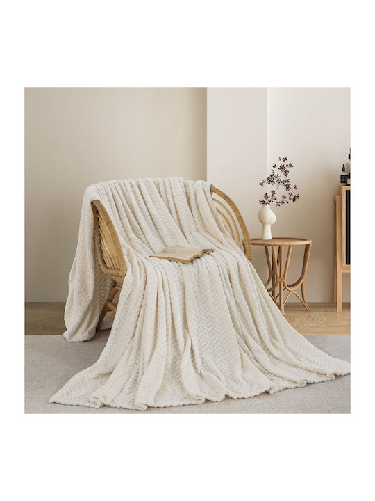 Adam Home (550) Κουβέρτα Fleece Ημίδιπλη 180x24...