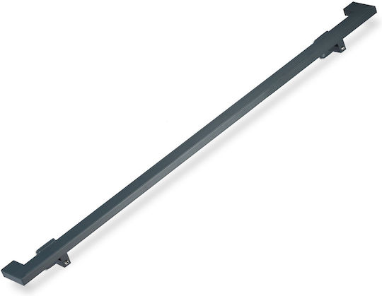 Rectangular Steel Balustrade Relaxdays Anthracite 150 Cm