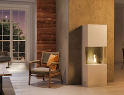 Tenderflame Τζάκι Εσωτερικού Χώρου Μεταλλικό Λευκό 50x34x170cm Tenderflame Τζάκι Εσωτερικού Χώρου Μεταλλικό Λευκό 50x34x170cm