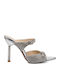 Leather Sandals Silver