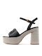 Leather Sandals Black