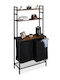 Relaxdays Coș De Rufe Din Țesătură 50l Negru