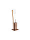 Relaxdays Paper Holder Metallic Bronze