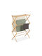 Relaxdays Raft de haine de Baie Simplu ​36x36cm Argintiu