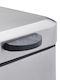 Relaxdays Inox Perie de toaletă 3lt Gri