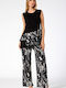 Damen Stoff Hose Black