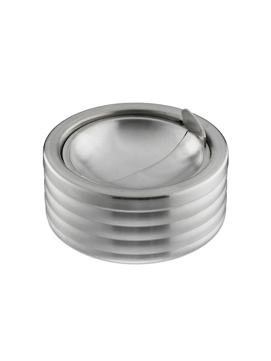 Windproof Ashtray Lid Made Stainless Steel Relaxdays