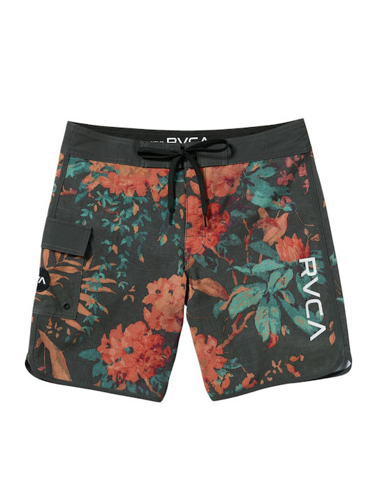 RVCA Eastern 18 Men's Swimwear Shorts Black Floral