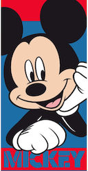 Kids' Beach Towel Hello Mickey Blue Disney Bore...