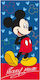 Детска плажна кърпа Мики Маус синя Disney Borea...