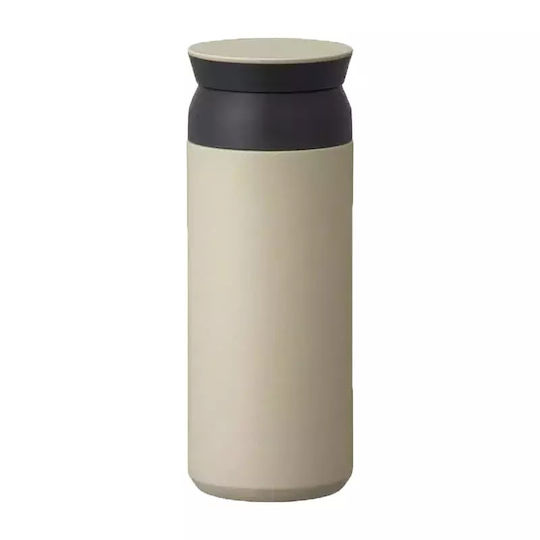 Kinto Sticlă Termos Oțel inoxidabil Fără BPA 500ml Sand Beige