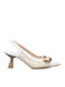 Leather White Heels