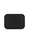 Relaxdays Plastic Rectangular Serving Tray Non-slip in Black Color 41x41x30cm 10043123 1pcs