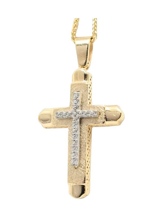 Gatsa Дамски Златен Кръст 14K