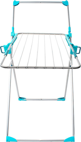 Colombo Folding Floor Clothes Drying Rack with Hanging Length 10m