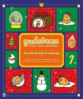 Gudetama A Very Meh-rry Christmas The Official Advent Calendar A Holiday Keepsake With Surprises Including Ornaments Stickers Puzzles Magnets And More Jenn Fujikawa Adult