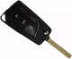 Foldable Car Key Shell with Blade with 3 Buttons for Toyota