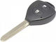 Car Key Shell with Blade with 2 Buttons for Toyota