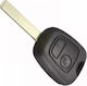 Car Key Shell with Blade with 2 Buttons for Toyota