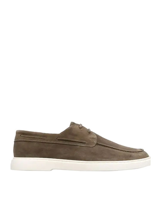 Καλογήρου Ανδρικά Loafers σε Πράσινο Χρώμα