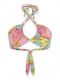 Padded Triangle Bikini Top Beige