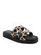 Δερμάτινα Γυναικεία Σανδάλια Flatforms GIRAFFE