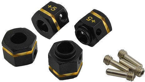 ProtonRC RC Hex Adapter 12 x 15 mm, RC Extension Wheel Hex Hub Metal Driver Adapter Compatible with D90 AX10 CC01 SCX10 F350(Black) ProtonRC RC Hex Adapter 12 x 15 mm, RC Extension Wheel Hex Hub Metal Driver Adapter Compatible with D90 AX10 CC01 SCX10 F350(Black)