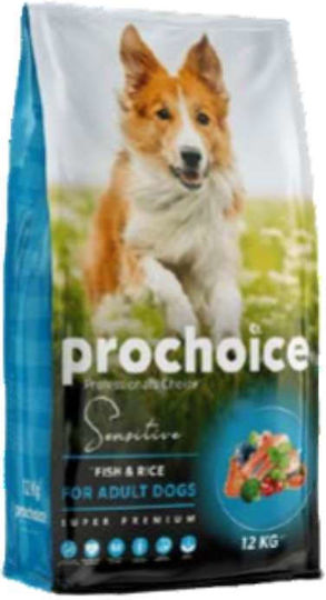 Prochoice 12kg Dry Food for Adult Dogs with Salmon and Rice