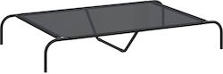 vidaXL Υπερυψωμένο Κρεβάτι Σκύλου Μαύρος 130x80εκ. vidaXL Υπερυψωμένο Κρεβάτι Σκύλου Μαύρος 130x80εκ.
