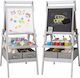 Costway Kids Magnetic Board / Markerboard 34.3x34.3x101.6cm