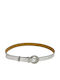 Wide Women's Belt Silver