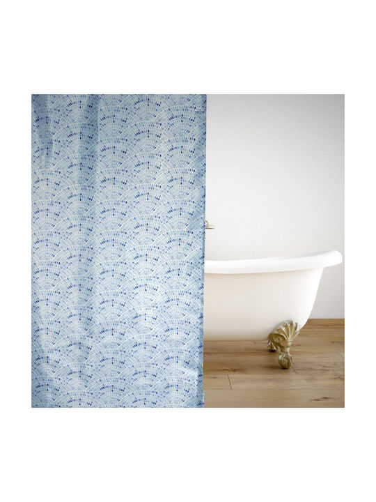 San Lorentzo Κουρτίνα Μπάνιου 180x180cm Blue
