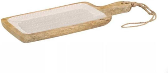 Zeller Servierplatte Hölzernes 38x15x2.5cm 1Stück